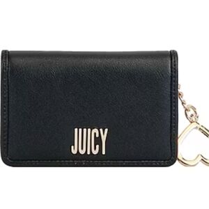 🆕JUICY COUTURE Success Glow Womans Wallet with Gold Heart Charm